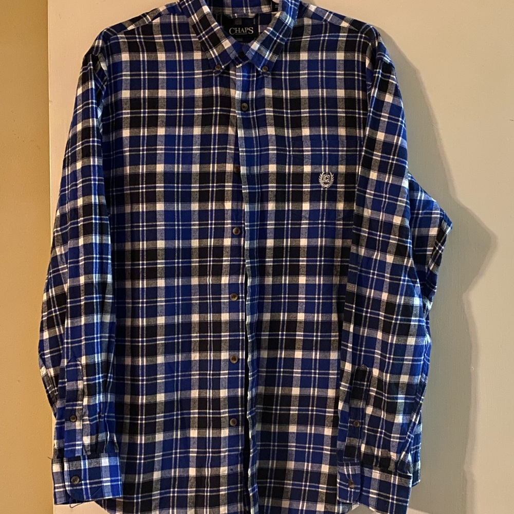 Men’s long sleeve Flannel shirt xlg